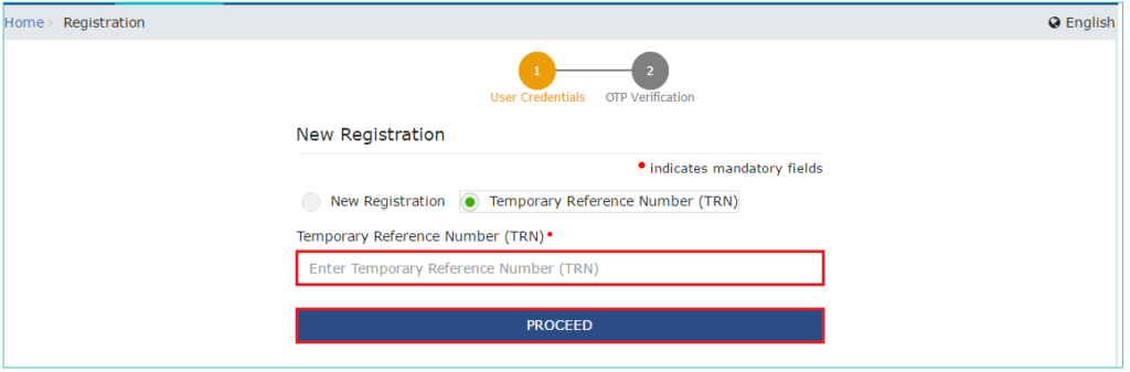 Track GST Application Status using TRNTracking Using TRN - Navigate GST Portal
