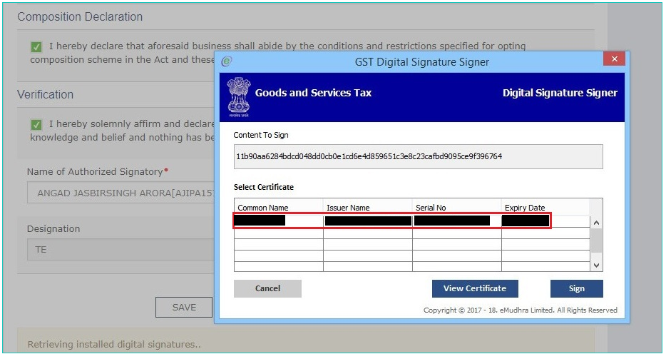 GST Portal Withdraw from Composition Scheme Learn by Quicko
