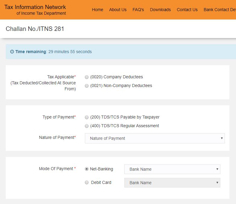 traces-pay-tds-tcs-challan-online-on-tin-nsdl-learn-by-quicko