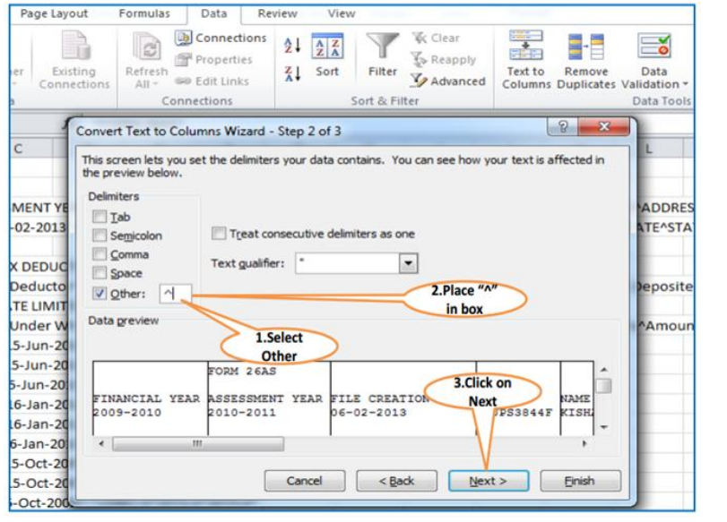 TRACES - Delimiters