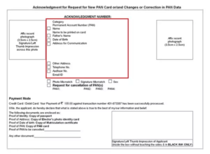 Apply for Change/Correction in PAN on TIN-NSDL Portal - Learn by Quicko