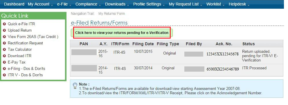 How To E Verify Itr Using Icici Netbanking Learn By Quicko