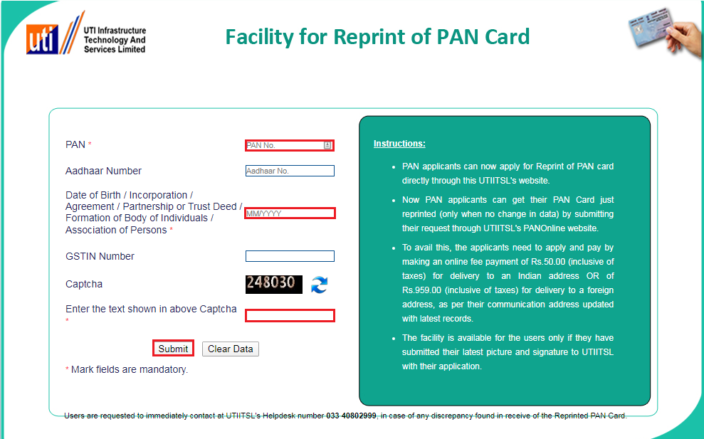 utiitsl-apply-for-reprint-of-pan-card-learn-by-quicko