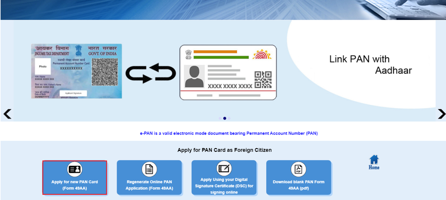 PAN Application (Form 49AA) for NRI on UTIITSL - Learn by Quicko