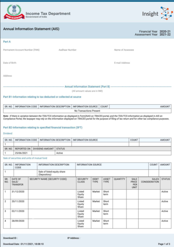 AIS Annual Information Statement Learn By Quicko